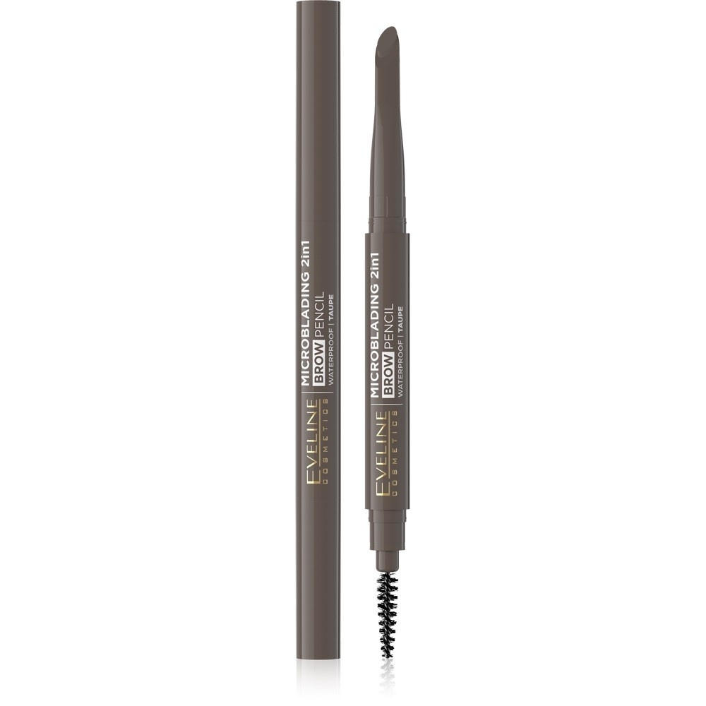 Eveline Microblading 2in1 Brow Pencil kredka do brwi z precyzyjną końcówką