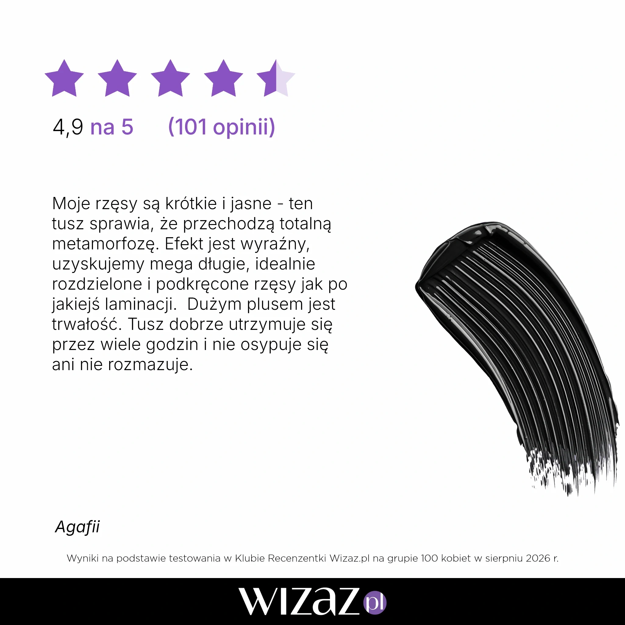 Wydłużający tusz tubujący do rzęs Eveline Better Tubing Black opinie o wydłużeniu podkręceniu i rozdzieleniu rzęs