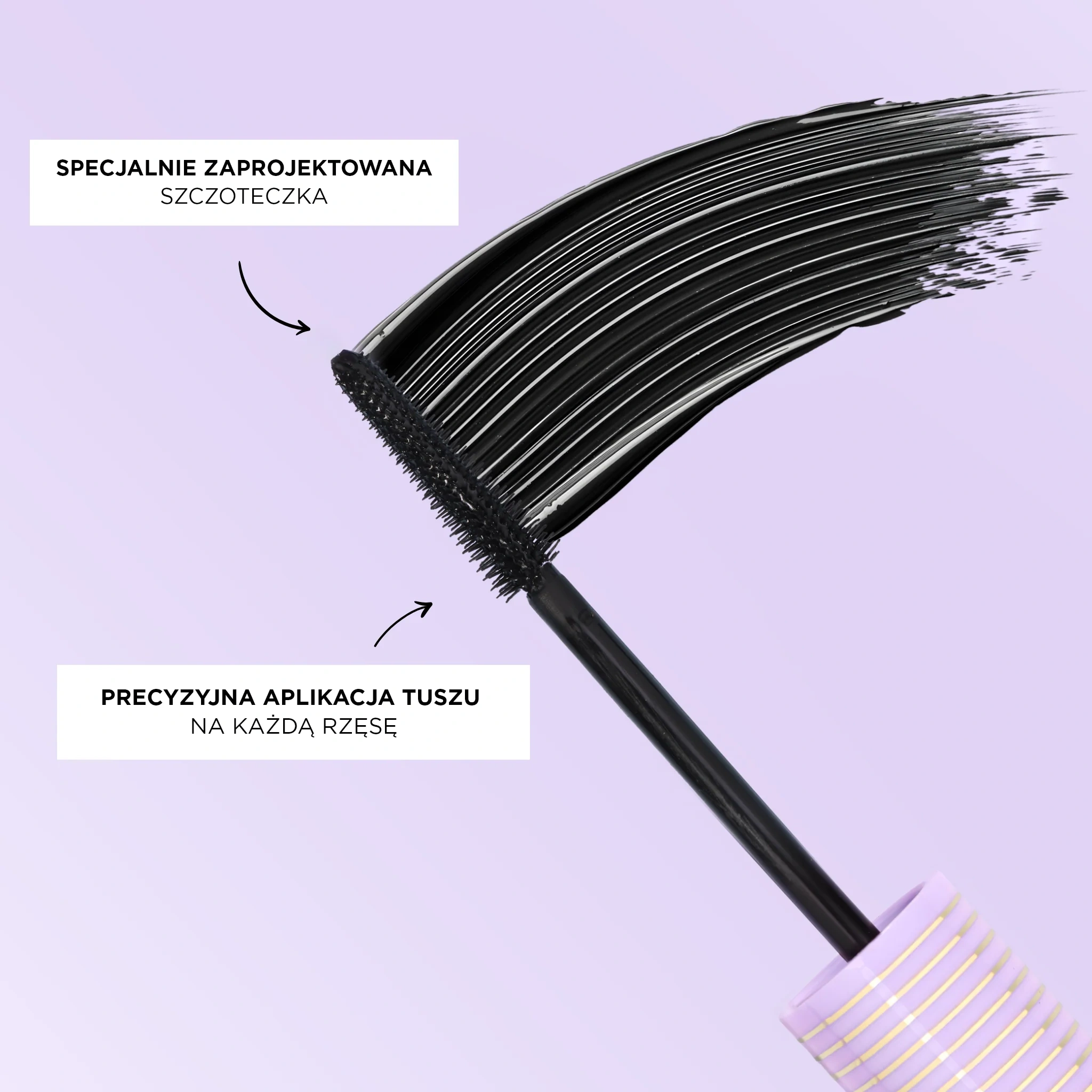 Wydłużający tusz tubujący do rzęs Eveline Better Tubing Black - obrazek 10